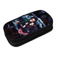 thumbnail image 3 of Demon Slayer Pencil Case Large Capacity Pencil Pouch Pen Bag Office Stationery Organizer Travel Makeup Bag Black, 3 of 9