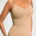 thumbnail image 3 of Shapewear Dress Slip Tummy Control Under Dress One Piece Full Slip Dress With Adjustable Spaghetti Strap, 3 of 5