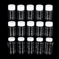 thumbnail image 1 of 100Pcs Refillable Bottles 15Ml Plastic PET Clear Empty Seal Bottles Container with Screw Cap, 1 of 6