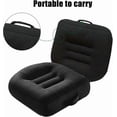 thumbnail image 2 of Car Booster Seat Cushion Height Heightening Boost Mat,Breathable Mesh(Black), 2 of 5