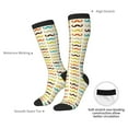 thumbnail image 4 of Sigee Colorful Mustache for Socks for Men Women Gifts for Him Boyfriend Teenage Boys Stocking Stuffers, 4 of 6