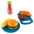 Hey! Play! BBQ Grill Toy Set Pretend Play Kids Dinner Play Set