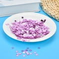 thumbnail image 5 of 50G DIY PET No Hole Star Shape?Sequins Wedding Decoration Clothes Supplies(Pink Purple), 5 of 8