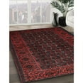 thumbnail image 2 of Ahgly Company Indoor Rectangle Traditional Saffron Red Persian Area Rugs, 7' x 9', 2 of 6