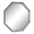 thumbnail image 4 of Kate and Laurel Ocono Vintage Galvanized Metal Octagon Wall Mirror, 26 x 26, Silver, Rustic Farmhouse Octagonal Mirror with Geometric Shape and Unique Finish, 4 of 8
