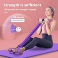 thumbnail image 3 of 21 Fitness Resistance Bands-4 Tube Pedal Ankle Puller, 2025 New Pedal Resistance Band Stretch Bands, AB Training Auxiliary Device Workout Equipment for Women Men, 3 of 9