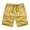 Yellow, variant on Jophufed Men's Pants Short Pants Made Of Pure Cotton Fabric Are Thin And Breathable