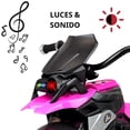 thumbnail image 3 of Triciclo para Niños JOYKOO DISEÑO de moto LUZ y sonido rosa, 3 of 6