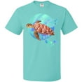 thumbnail image 3 of Inktastic Fort Lauderdale, Florida Swimming Sea Turtle with Bubbles T-Shirt, 3 of 5