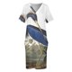 thumbnail image 3 of Vestido de noche con bolsillos para mujer traje holgado de tres colores de heron-john James Audubon ropa de Ceremonia de verano, 3 of 6