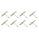 thumbnail image 5 of Conector de pesca Soidarity 10 piezas 3 vías acero inoxidable 360 grados gancho giratorio Protector de línea barriles rodantes METRO 2Conjunto, 5 of 6
