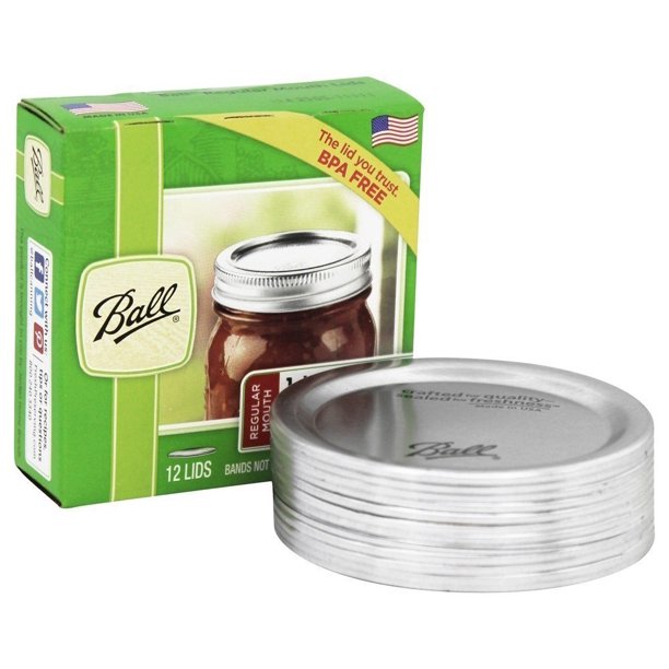 Ball Regular Mouth Jar Lids 4 pack