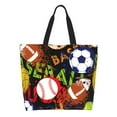 thumbnail image 1 of Easygdp Balls Bolsas Tote para Mujer, Bolsos de Hombro para Viaje, Bolsos de Mano de Gran Capacidad para Compras y Trabajo, 1 of 8