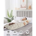 thumbnail image 4 of Flower Leaves Body Pillow Covers, Farmhouse Country Flower Bud Watercolor Soft Bed Throw Pillowcases Breathable Cooling Long Lumbar Body Pillow Sham Cover for Bed Sofa 20''x54'', 4 of 7