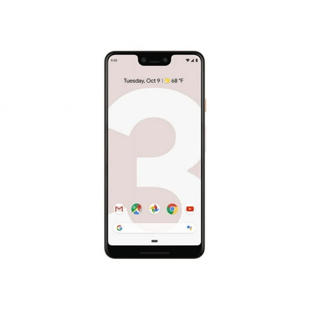 Google Pixel 3 XL - 4G smartphone - RAM 4 GB / Internal Memory 128 GB - OLED display - 6.3" - 2960 x 1440 pixels - rear camera 12.2 MP - 2x front cameras 8 MP, 8 MP - not pink