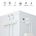 thumbnail image 6 of Set of 4 Cable Storage Stand Cable Organizing Tray Cord Management Container Office Essential Suitable for Office Home, 6 of 8