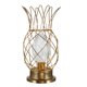 thumbnail image 1 of Luz De Escritorio Led De Piña Funciona Con Pilas Durable Acero Inoxidable Dorado Impermeable Interesante Decoración Del Hogar Dormitorio Lámpara De Mesita De Noche Luz De Piña Blanca Cálida Inevent HA014461-00, 1 of 6