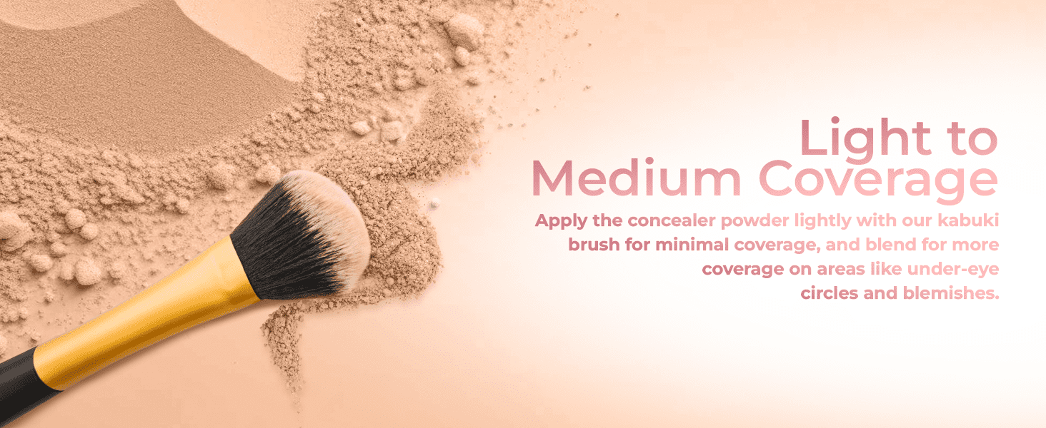 MEDIUM CONCEALER BULK POWDER (8 Ounce Refill Pouch) Mineral Makeup Loose Matte Cover Up Conceals Blemishes Under Eyes Dark Circles Redness Discoloration Scars SPF 20 Full Coverage Instant Eraser