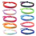 thumbnail image 3 of 10 PCS Mix Color Nepal Woven Friendship Bracelets with a Sliding Knot Closure Adjustable Bracelets for Teen Girls Party Favors, 3 of 7