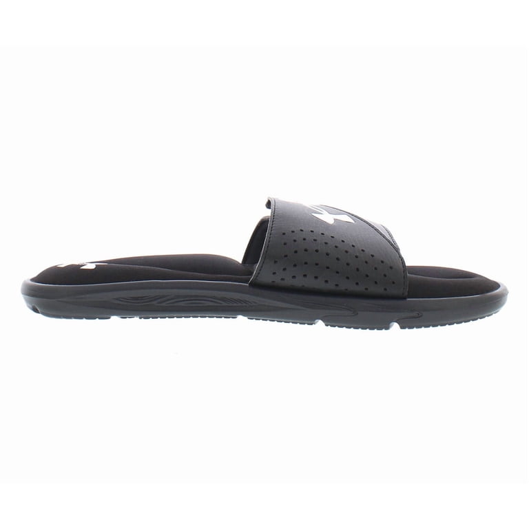 Under Armour Men Ignite 7 SL Black & White Adjustable Slide Sandals Size 17 Amazon.com | Under Armour Men main image 4