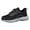 Black, variant on Rokment Orthopedic Walking Running Shoes for Women Men Seniors Comfortable Mesh Non Slip Work Driving Hiking Climbing Sneakers Black Size 7