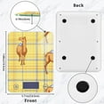 thumbnail image 2 of Digital Kitchen Food Scale Weight Grams Oz for Baking Cooking Coffee 11lb 0.05oz/1g Glass Cute Camel on Plaid, 2 of 7
