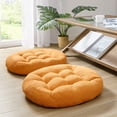 thumbnail image 1 of Juego de cojines para suelo Degrees of Comfort, naranja y amarillo, 1 of 7