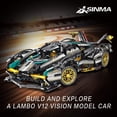 thumbnail image 2 of Building Blocks Toy JSINMA Technic Sports Car, 10-12 unidades, 2 of 7