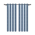 thumbnail image 6 of Aofoto Blue Plaid Blackout Curtains Thermal Insulated Curtain for Bedroom Living Room Darkening Window Drapes with Grommet, 42"Wx63"L, 2 Panels, 6 of 6