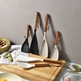 thumbnail image 4 of Silicone Spatula Cooking Spoon 1 Pcs with Wood Handle Great for Cooking and Serving Sturdy BPA-Free Matte Silicone Suitable for Mixing and Scrape (Black), 4 of 4