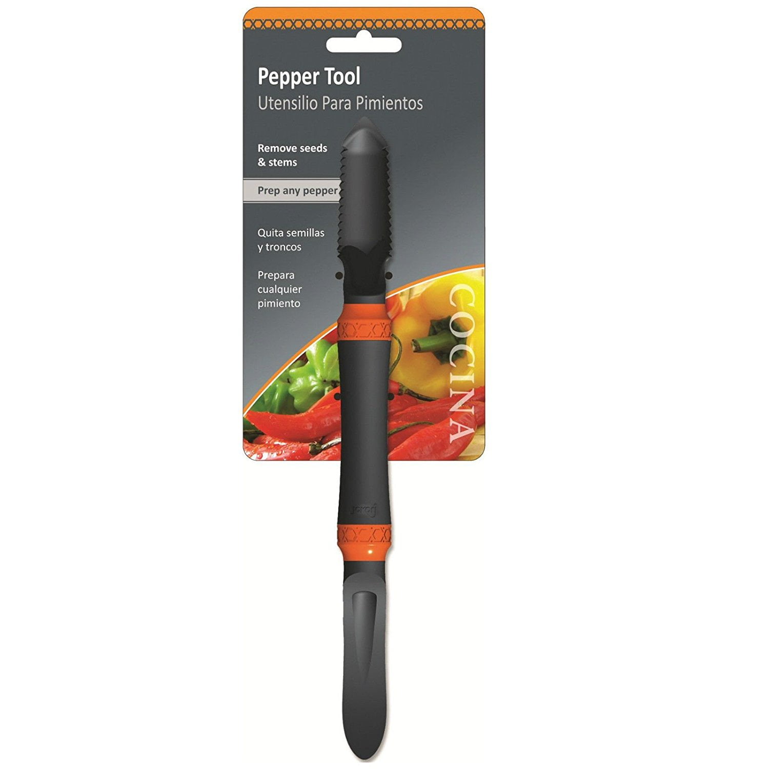 Cocina Bell Hot Pepper Tool Stem Seed Remover By Jokari Walmart Com Walmart Com Cocina Bell Hot Pepper Tool Stem Seed Remover By Jokari Walmart Com Walmart Com