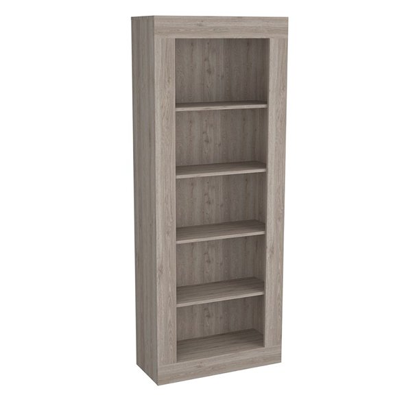 TUHOME Andina Bookcase - Light Gray