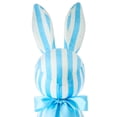 thumbnail image 3 of Jumbo Striped Bunny Tabletop Decoration, Blue and White, 27", Easter by Way To Celebrate, 3 of 5