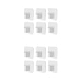 thumbnail image 2 of Monstrate Soportes de soporte para estantes Soportes de clavijas de armario autoadhesivas con soporte de carga Perchas adhesivas para gabinete Type3 NO3, 2 of 6