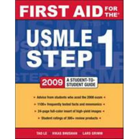 First Aid for the USMLE Step 1 2009: A Student to Student Guide (First Aid USMLE), Used [Paperback]