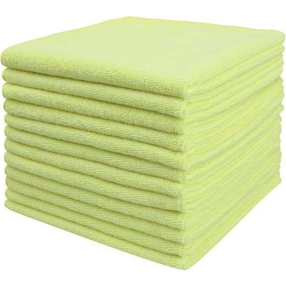 Microfiber Cleaning Cloth, 12in*12in, 50 Pack Ultra-Thick Cleaning Rags, Super Absorbent, Lint Free & Streak Free Cleaning Towels for Car, House, Kitchen, Office