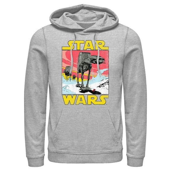 Men's Star Wars: Empire Strikes Back AT-AT Scene  Pull Over Hoodie