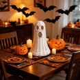 thumbnail image 5 of NANIL Halloween Woven Ghost Basket, 12 Inch Handwoven White Rattan Ghost Figurine, Spooky Farmhouse Halloween Tabletop Centerpiece & Porch Decor, Halloween Home Ornament Perfect Halloween Gift, 5 of 19