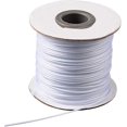 thumbnail image 2 of 88 Yards 1mm Waxed Polyester Cord Korean Waxed Cord Thread Beading String Bead Cord White for Jewellery Bracelets Craft Making, 2 of 8