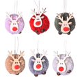 thumbnail image 1 of Queilt Pieces Reindeer Christmas Tree Decorations, Christmas Tree Decorations, Colorful Elk Christmas Tree Decorations, for Christmas Tree Decoration, Holiday and Party Decorations, 1 of 5