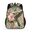 Beige, variant on Hot Air Balloons Backpack, Lightweight Casual Daypack with Chest Strap & Water Bottle Pockets, Colorful Hot Air Balloon Sports Travel Bag for Work