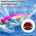 thumbnail image 4 of Topwater Popper Fishing Lures Kit,8pcs Saltwater Popper Lures Hard Baits Topwater Bass Fishing Lures Floating Lures Pencil Popper Swimbaits for Bass Trout Walleye Freshwater Saltwater, 4 of 7