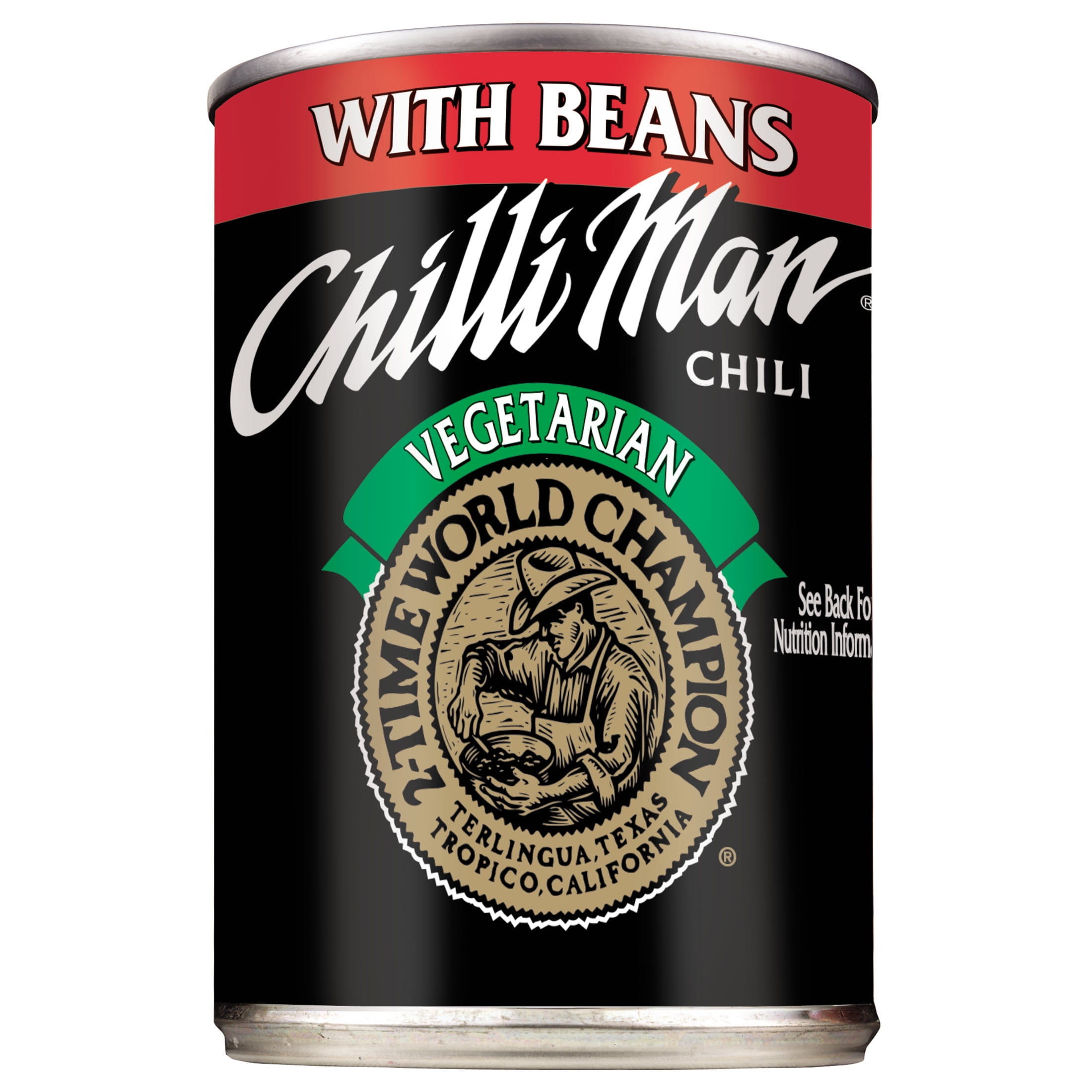 (4 pack) ChilliMan Vegetarian Chili with Beans 15 oz. Can