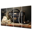 thumbnail image 2 of Designart "Stylish Chic Couture Hand Bag V" Fashion Metal Wall Décor Set, 2 of 5
