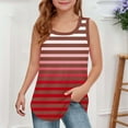 thumbnail image 6 of WMTBSRSW Girls Striped Tank Tops Kids Summer Crewneck Sleeveless Shirts Loose Casual Flowy Blouse Tee Dancewear 5-14 Years, 6 of 6