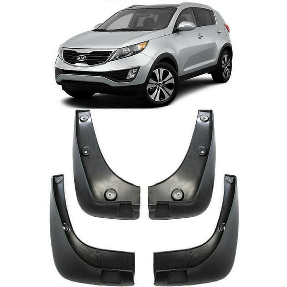 Front & Rear Splash Guards Mud Flaps Fender For 2010-2016 Kia Sportage