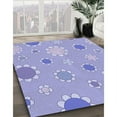 thumbnail image 2 of Ahgly Company Indoor Rectangle Patterned Medium Slate Blue Area Rugs, 8' x 10', 2 of 6