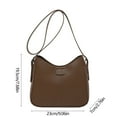 thumbnail image 3 of Beautynvta Shoulder Crossbody Bag for Women, Fashionable & Versatile Purse, Leather Tote Bag, Stylish Practical Handbag for Casual & Work, Coffee, 3 of 8