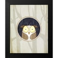 thumbnail image 2 of Allen, Kimberly 12x14 Black Modern Framed Museum Art Print Titled - Forest Animals 2, 2 of 5