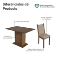 thumbnail image 4 of Juego de Comedor con Mesa y 4 Sillas Madesa Martina MC, 4 of 5